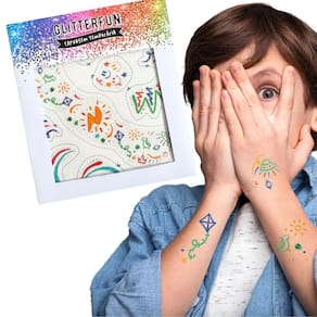 Tatufan Tatuagem Temporária Infantil Divertida Glitterfun