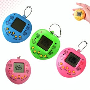 Tamagotchi Vermelho Virtual Brinquedo Retrô Game
