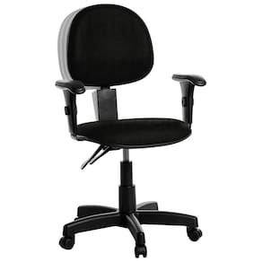 Cadeira Ergonômica Executiva Com Braço Rcp: Preto