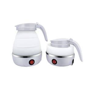 Chaleira Elétrica Dobrável Bule Silicone 600W 110v 600ml