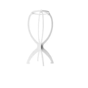 Suporte Branco Dobrável Para Peruca Lace Chapéu