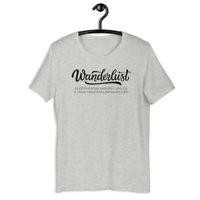 Camiseta TShirt Masculina Wanderlust Viajar