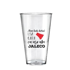 Kit 6 Copos Big Drink 550 Ml Acrílico Profissões