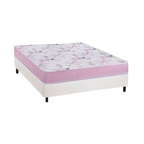 Conjunto Box Casal: Colchão Espuma Ortobom D33 Physical Hiper Resistente 17 + Base Crc Courano White (138x188)