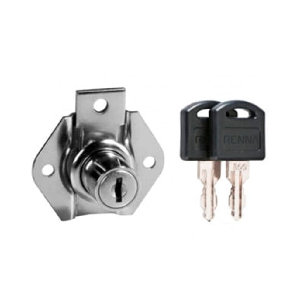 Fechadura Para Móveis Curta 20/22Mm Com Segredo Variado