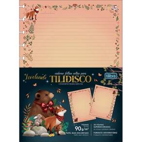 Refil Tilidisco Universitário Loveland 50 Folhas 90 Gramas Tilibra 6897