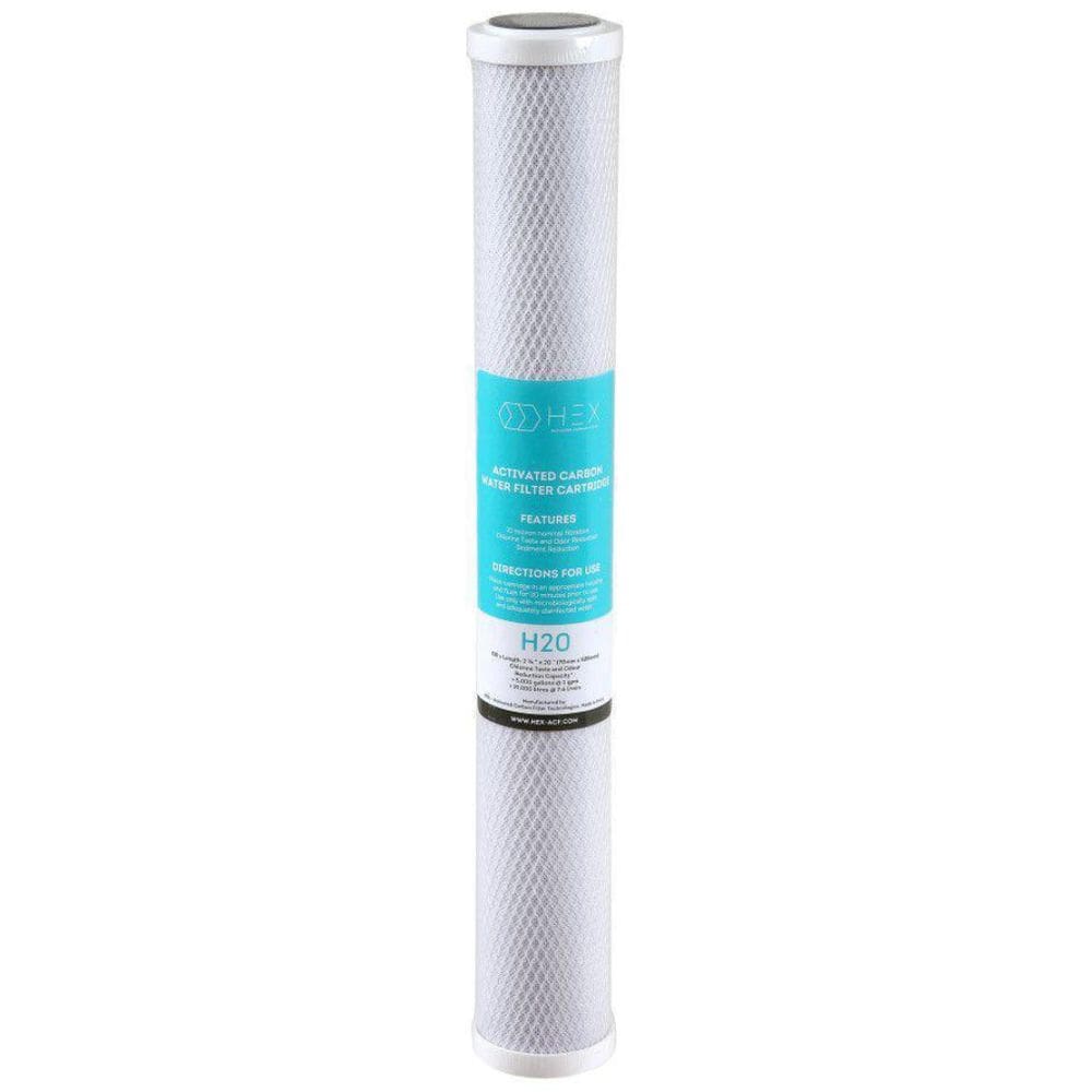 Refil Filtro Carbon Block 20 Hex H20 Carvão Ativado