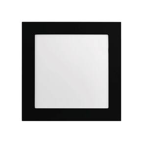 Painel Led Save Energy Quadrado Sobrepor Jet Black 3000k