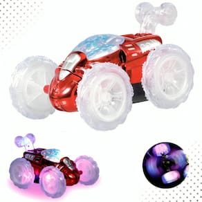 Controle Recarregável Infantil Carrinho Luz Gira 360