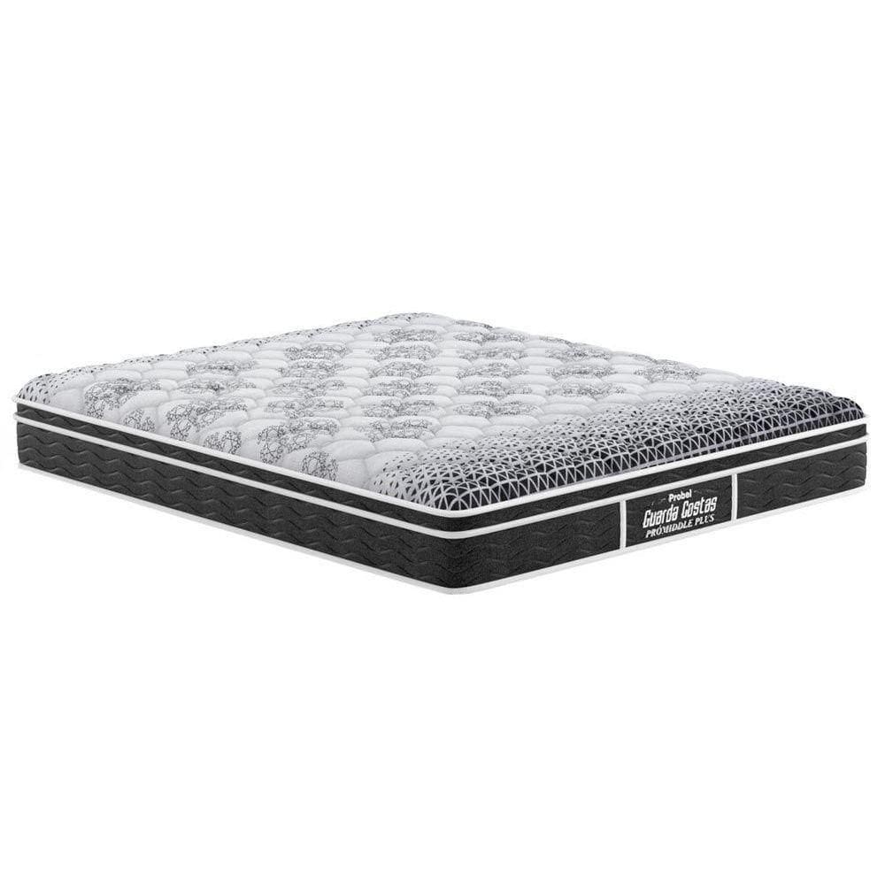 Colchão Casal Anatômico D28 - Guarda Costas Prómiddle Plus Euro Pillow Black (138x188x24) - Probel