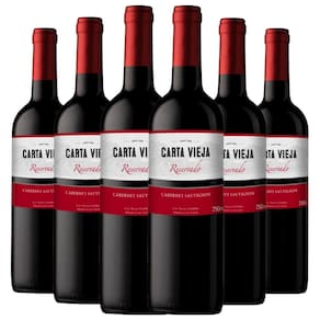Kit 6 Vinhos Carta Vieja Reservado Cabernet Sauvignon