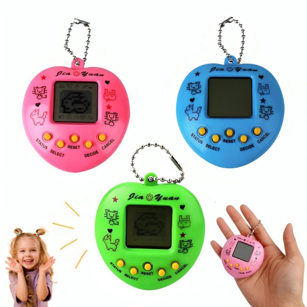 Tamagotchi Vermelho Retrô Game Brinquedo Virtual