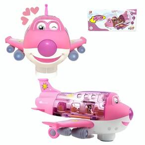 Avião Musical Infantil Luzes E Movimento 360
