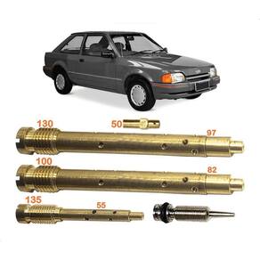 Kit Gicle Carburador H30/34 Blfa Escort Verona 1.6 Cht 91..