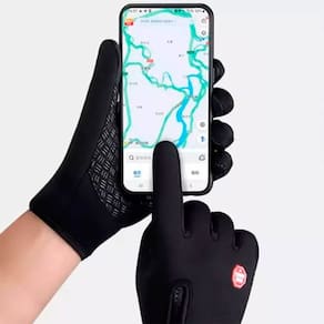 Luva De Proteção Para Moto E Bike Confortável E Resistente Com Tecnologia Touchscreen