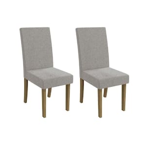 Kit 2 Cadeiras De Cozinha 2cad131 2 Un Canela Bouclê Cinza