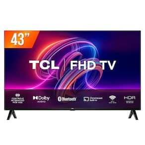 Smart TV Android LED 43 Full HD TCL 43S5400A Google Assistant HDR10 2 HDMI 1 USB Wi-Fi Bluetooth