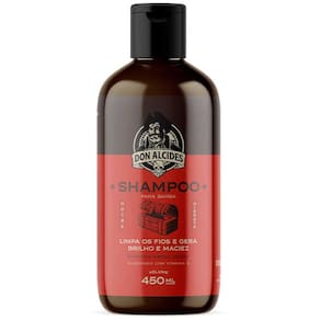 Shampoo para Barba 450mL Essência Barba Negra Don Alcides