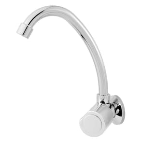 Torneira Cozinha Parede Metrox Lite 2060 C40 - Cromado Com Bica Alta Móvel 1/4 de Volta