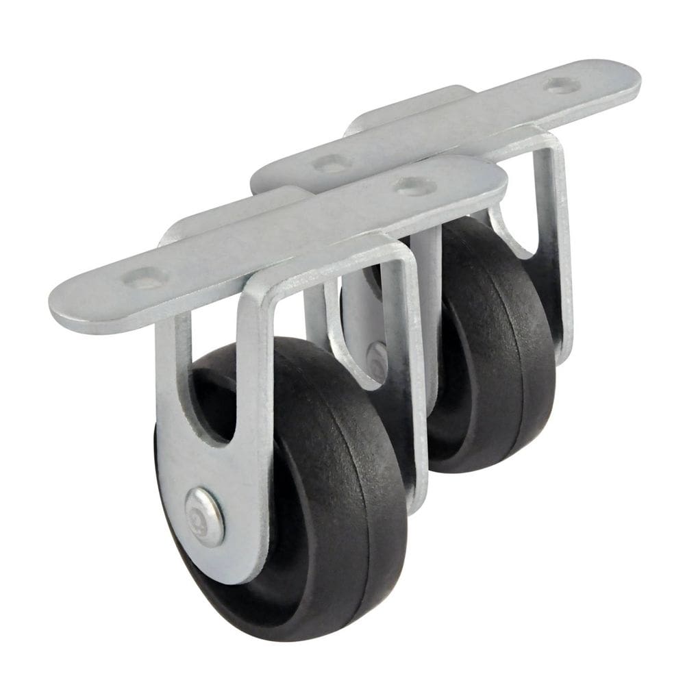 Rodizio Fixo T Preta 42mm - Carga 80Kg - Altura 60mm