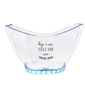 Champanheira Com Led Personalizada Salvar Vidas - Krystalon