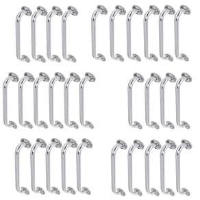 Alça De Apoio 50cm Barra Inox Kit 30 Unidades Deficiente Idoso Acessibilidade Banheiro Box Segurança Corrimao Suporte