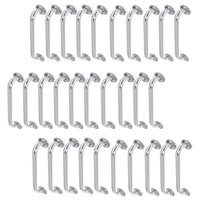 Alça De Apoio Inox Barra 50cm Kit 30 Unidades Acessibilidade Idoso Cadeirante Banheiro Corrimao Deficiente Suporte
