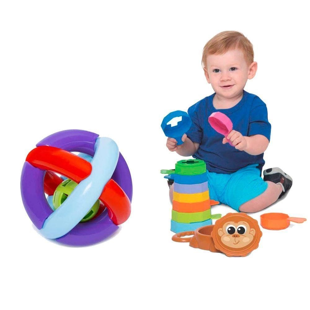Kit De Brinquedos Para Bebês De 6 Meses