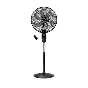 Ventilador Coluna Mallory Chronos 40Cm Diâmetro Com Controle Preto/Cinza 220V