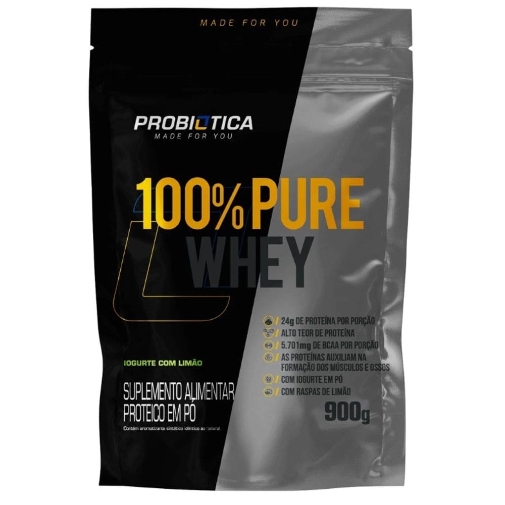100% Pure Whey Refil (900g) Probiótica