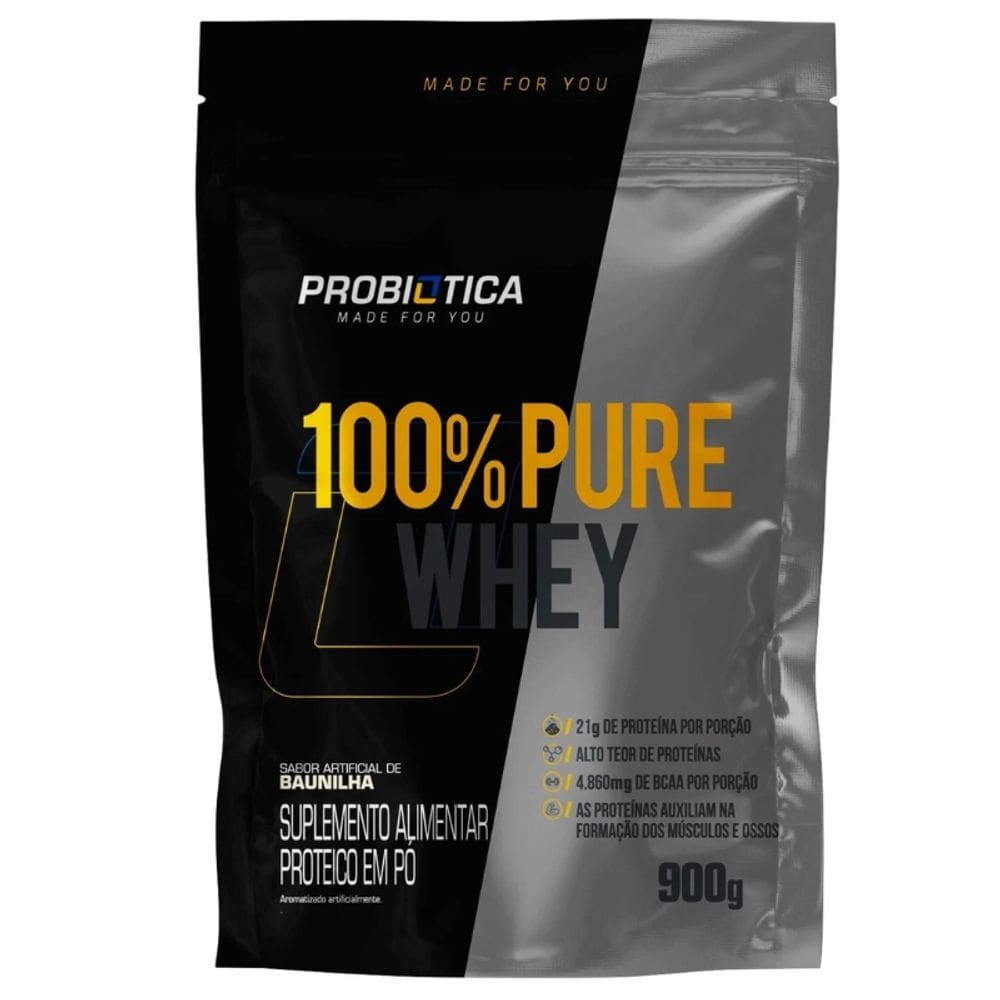 100% Pure Whey Refil (900g) Probiótica