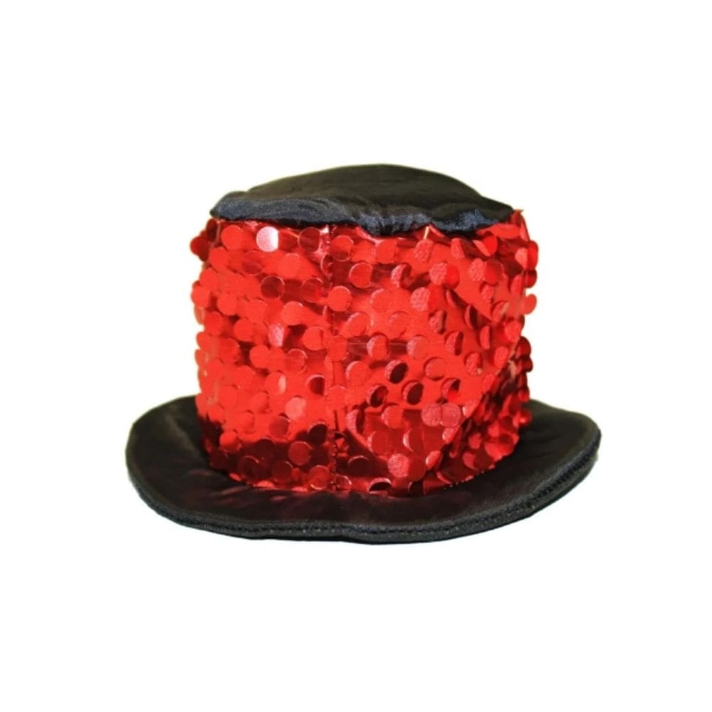 Mini Cartola Paete Vermelha Festa De Carnaval
