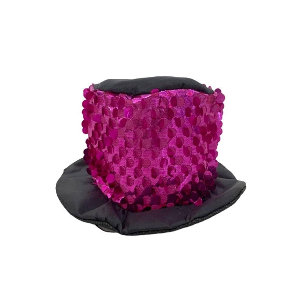 Mini Cartola Paete Pink Festa De Carnaval