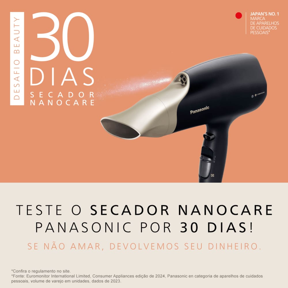 Secador de Cabelos Nanocare EH-NA6A | Casas Bahia