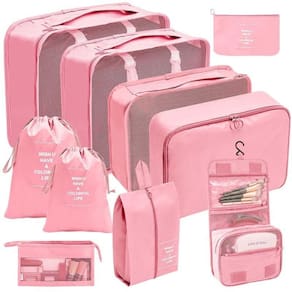 Organizador Necessaire Mala Viagem Kit 10 Peças Coleção