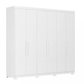 Guarda Roupa Casal com Pés 6 Portas 100 MDF Venice Demobile