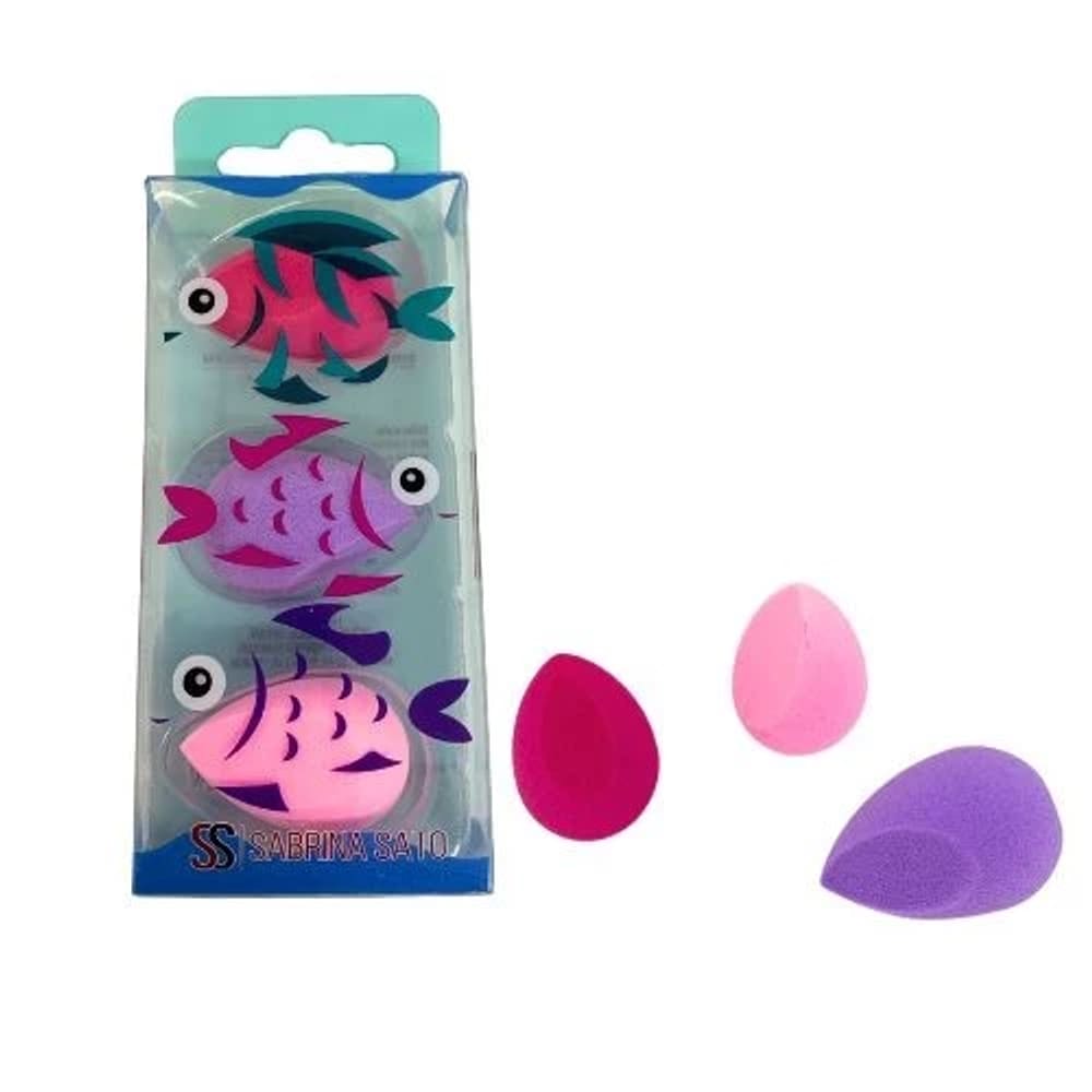 Kit 3 Mini Esponja Para Maquiagem Sabrina Sato