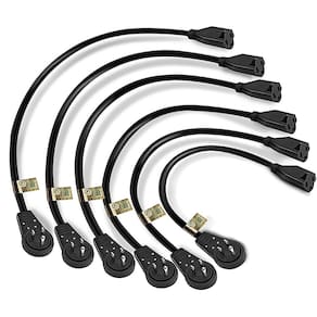 Cabo de extensão Nekteck 360° Rotating Flat Plug 30cm 14AWG