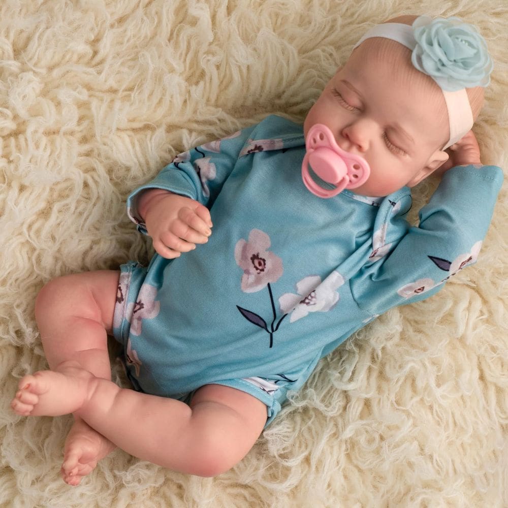 Boneca Reborn Baby Doll Jirachi Realistic Girl de 45 cm com acessórios