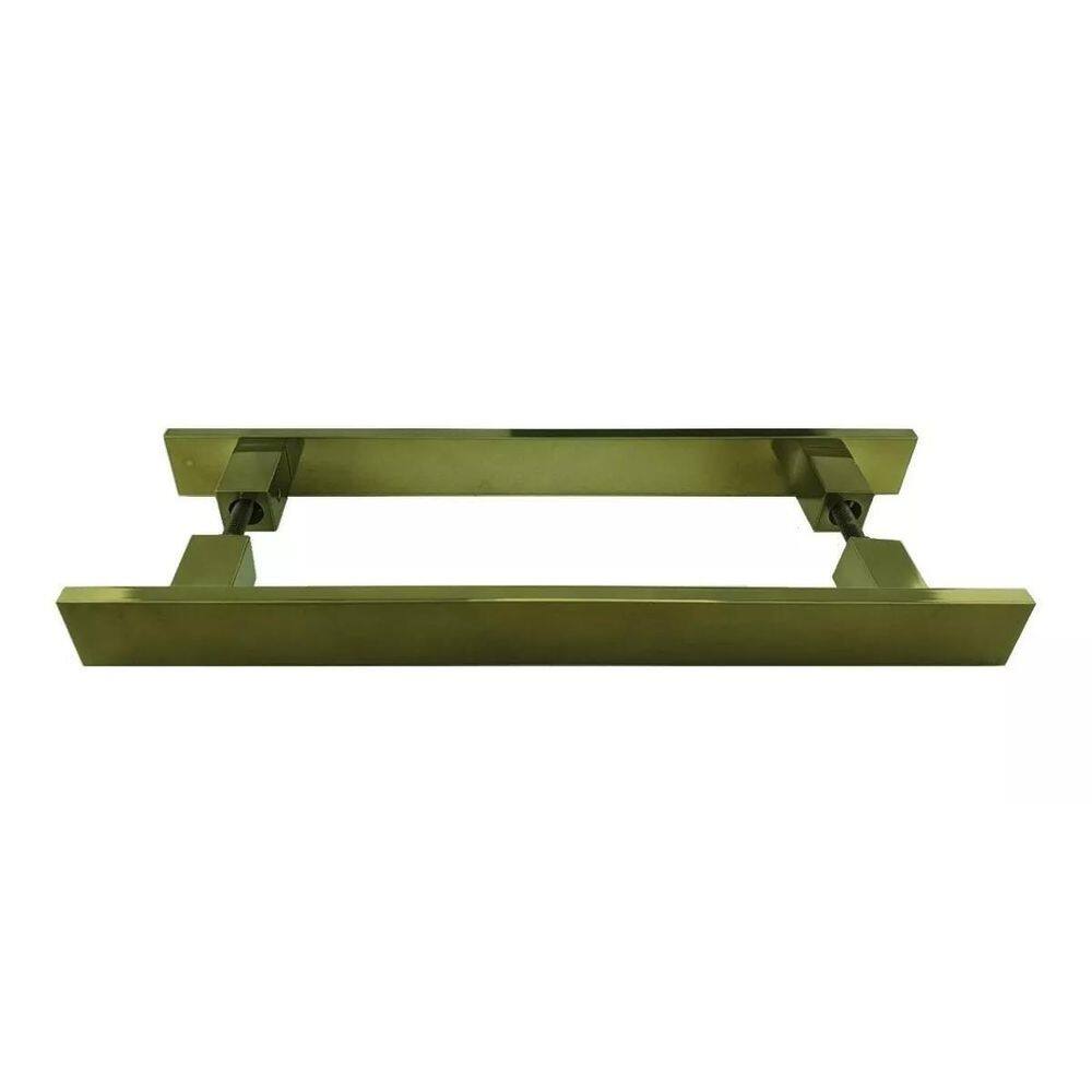 Puxador Porta Pivotante Inox Bronze Reto Italy - 40 Cm