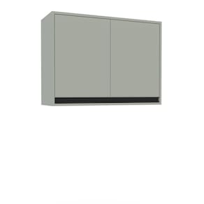 Armário Aéreo 2 Portas Oliva Koya 59x80x29 cm Verde Oliva
