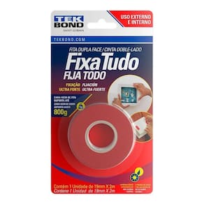 Fita Acrílica P- Uso Interno-externo Tekbond - 19mmx2m 800g