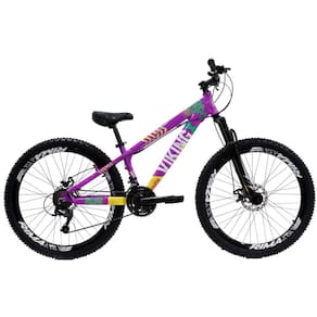 Bicicleta Aro 26 Bike Vikingx Freeride Freio a Disco