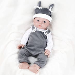 Boneca Reborn Baby Doll IVITA de corpo inteiro Silicone Boy 48 cm 3,15 kg