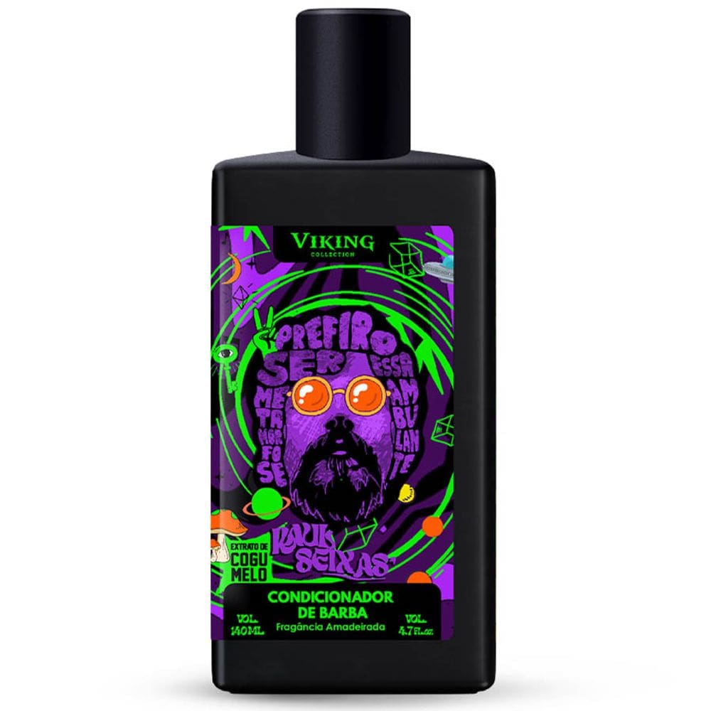 Condicionador de Barba Raul Seixas Amadeirado com Extrato de Cogumelo 140mL Viking