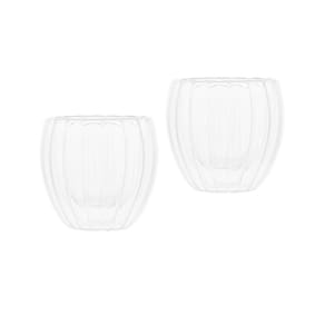 Jogo 2 Copos de Café de Vidro Borossilicato Classic 80ml