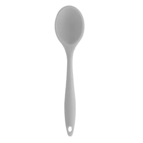 Colher para Servir de Silicone Cinza 27cm - Lyor