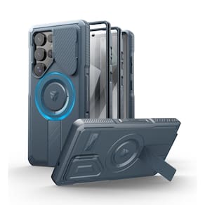 Capa Dexnor para Samsung Galaxy S25 Ultra com capa de câmera azul