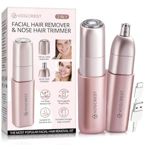 Removedor de pelos faciais e aparador de nariz VG VOGCREST para mulheres