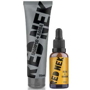Kit Shampoo Para Barba + Óleo Hidratante Red Nek